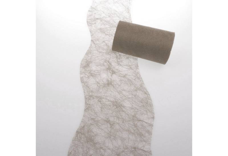 Deko AS Tischläufer Sizoflor Tischband Wellenschnitt schokolade ca. 12,5 cm Rolle 25 Me… (1-tlg, 1 Rolle Tischläufer), Strapazierfähig von Deko AS