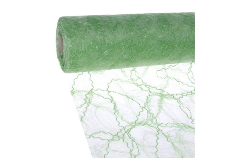 Deko AS Tischläufer Sizotwist Tischband - Tischläufer - Hellgrün - 30 cm Breite - 25 Mete (1-tlg, 1 Rolle Tischläufer), Strapazierfähig von Deko AS