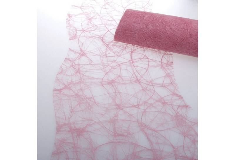 Deko AS Tischläufer Sizoweb Tischband Wellenschnitt altrosa ca. 25 cm Rolle 25 Meter 64… (1-tlg, 1 Rolle Tischläufer), Strapazierfähig von Deko AS