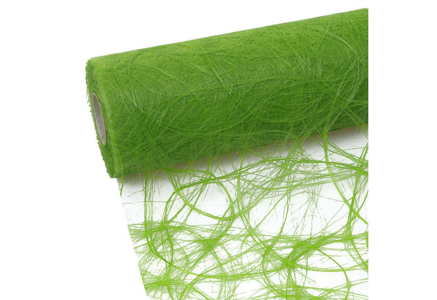 Deko AS Tischläufer Sizoweb Tischläufer - apfelgrün - 60 cm breit - 25 m lang- 64 030-R (1-tlg, 1 Rolle Tischläufer), Strapazierfähig von Deko AS