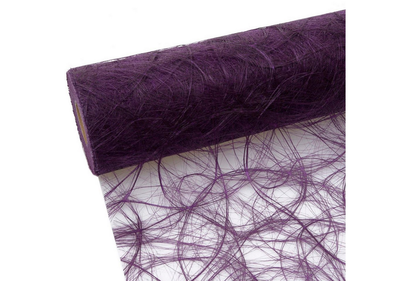 Deko AS Tischläufer Sizoweb Tischläufer - aubergine - 20 cm - 5 Meter auf der Rolle -… (1-tlg, 1 Rolle Tischläufer), Strapazierfähig von Deko AS