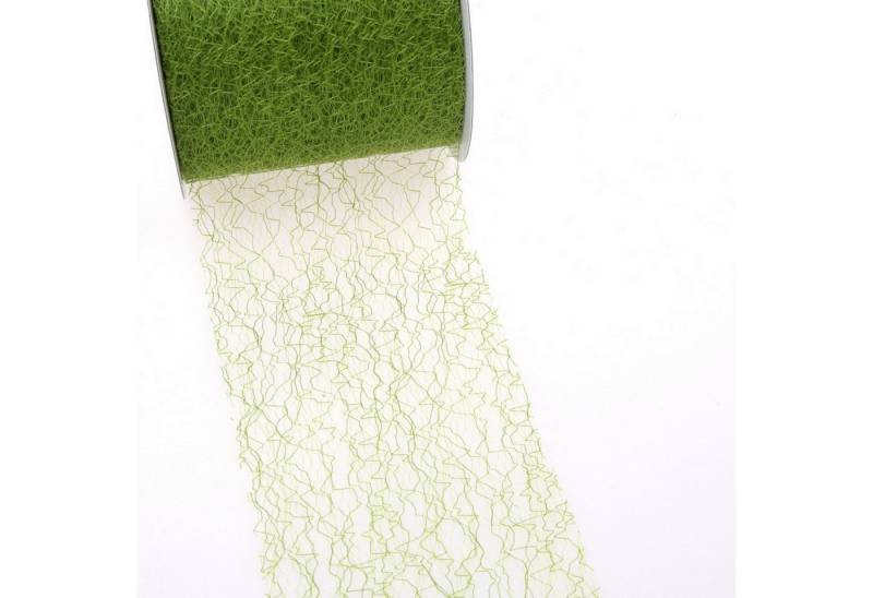 Deko AS Tischläufer Spiderweb Tischband - 8cm grün - Rolle 25m - 67 030-R 80… (1-tlg, 1 Rolle Tischläufer), Strapazierfähig von Deko AS