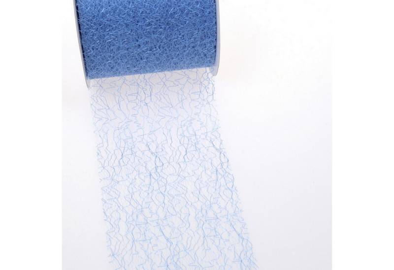 Deko AS Tischläufer Spiderweb Tischband - 8cm hellblau - Rolle 25m - 67 015-R 80… (1-tlg, 1 Rolle Tischläufer), Strapazierfähig von Deko AS