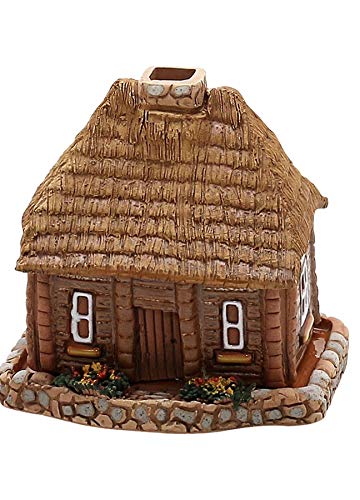 Räucherhaus Räuchermann Räucherhäuschen Keramik Räucherhütte 9 cm 40450 von Deko-Geschenke-Shop