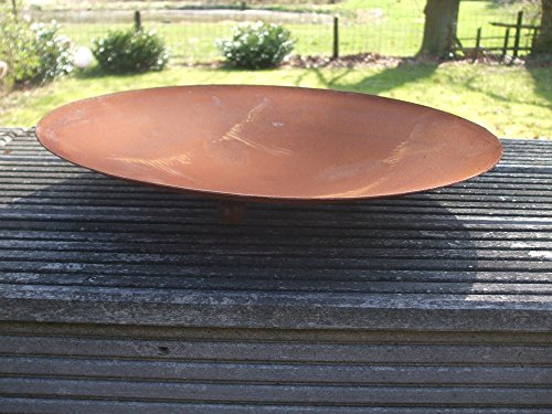 Dekorative Eisenschale auf Kugeln, Pflanzschale, Dekoschale, Rost, 42 von Deko-Impresion