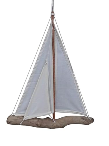 Treibholz Segelboot Segelschiff z. Hängen. Maritimes Deko-Objekt 47cm Treibholz Segelboot Segelschiff z. Hängen. Maritimes Deko-Objekt 47cm von Deko-Impresion