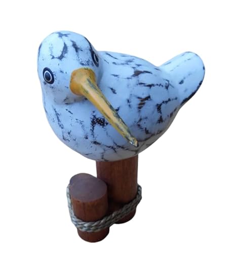 Witzig-freche Möwe auf Pfahl maritimes Deko-Objekt Holz Handarbeit 17 cm Witzig-freche Möwe auf Pfahl maritimes Deko-Objekt Holz Handarbeit 17 cm von Deko-Impresion