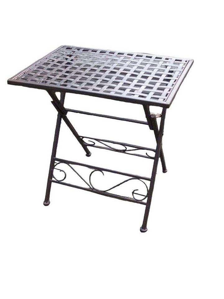 Deko-Impression Beistelltisch Klapptisch, Eisentisch, Beistelltisch, Ablagetisch, 50 x 35 mediterran (1-St) von Deko-Impression