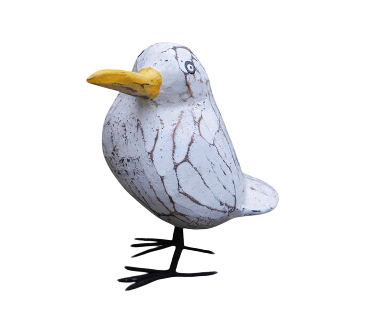 Deko-Impression Dekofigur Freistehende Möwe. Freche, witzige Statue maritime Deko Holz 15 cm (1 St) von Deko-Impression