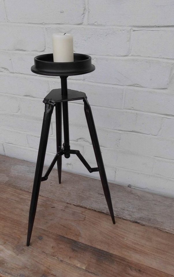 Deko-Impression Kerzenständer Traumschöner Kerzenhalter Kerzenständer Stativ Eisen schwarz 45 cm (1 St) von Deko-Impression