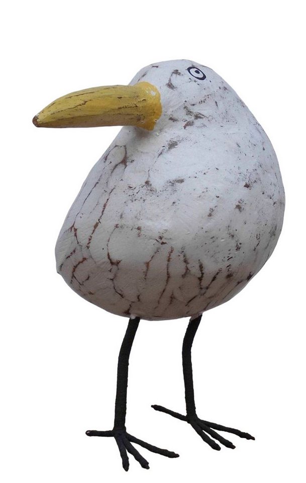 Deko-Impression Tierfigur Freche, witzige Möwe Statue maritimes Deko-Objekt Holz Handarbeit (1 St) von Deko-Impression
