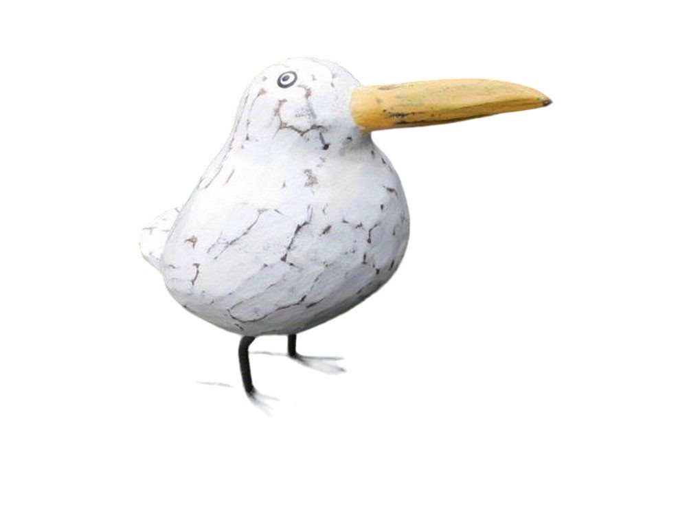 Deko-Impression Tierfigur Freche, witzige Möwe gerade blickend Statue maritime Deko Holz (1 St) von Deko-Impression