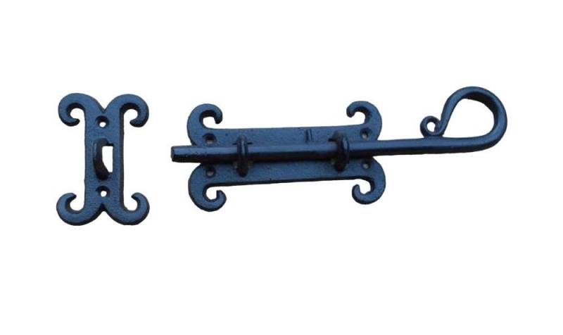 Deko-Impression Türriegel Antike Türverriegelung Eisenriegel Türbeschlag Eisen Landhausstil, (2-tlg) von Deko-Impression