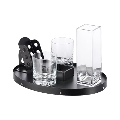 Deko-Invest Servier-Set 2 Whisky Gläser ⌀ 8cm x 10cm 1 Karaffe 6cm x 6cm x 20cm ovale Metallbasis 35,5cm x 25,5cm mit Flaschenhalter und Snackschale für Haus und Bar stilvolles Geschenk für Männer Deko-Invest Servier-Set 2 Whisky Gläser ⌀ 8cm x 10cm 1 Karaffe 6cm x 6cm x 20cm ovale Metallbasis 35,5cm x 25,5cm mit Flaschenhalter und Snackschale für Haus und Bar stilvolles Geschenk für Männer von Deko-Invest