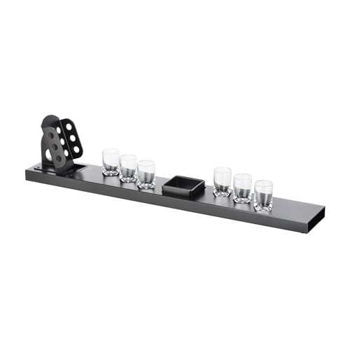 Deko-Invest Servier-Set 6 Shot-Gläser ⌀ 3,5cm x 7,5cm und Metallbasis 77,5cm x 10cm mit Snackschale und Flaschenhalter + 9 stilvolle Aufkleber ideal für Haus Restaurant und Bar Geschenk für Männer Deko-Invest Servier-Set 6 Shot-Gläser ⌀ 3,5cm x 7,5cm und Metallbasis 77,5cm x 10cm mit Snackschale und Flaschenhalter + 9 stilvolle Aufkleber ideal für Haus Restaurant und Bar Geschenk für Männer von Deko-Invest