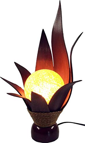 Small Foot Deko-Leuchte LOTUS KARIMA, Tisch-Lampe aus Natur-Materialien, Stimmungsleuchte von Small Foot