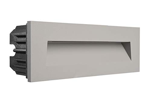 Abdeckung "Schräge" für LED Wandeinbauleuchte LIGHT BASE III OUTDOOR, Grau von Deko-Light