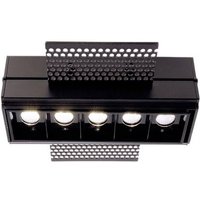 Deko Light 565253 Ceti 5 LED-Einbauleuchte LED fest eingebaut EEK: G (A - G) 10.50W Schwarz von Deko Light