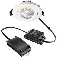 Deko Light 565375 Dione LED-Einbauleuchte EEK: E (A - G) LED LED fest eingebaut 8.50W Weiß von Deko Light