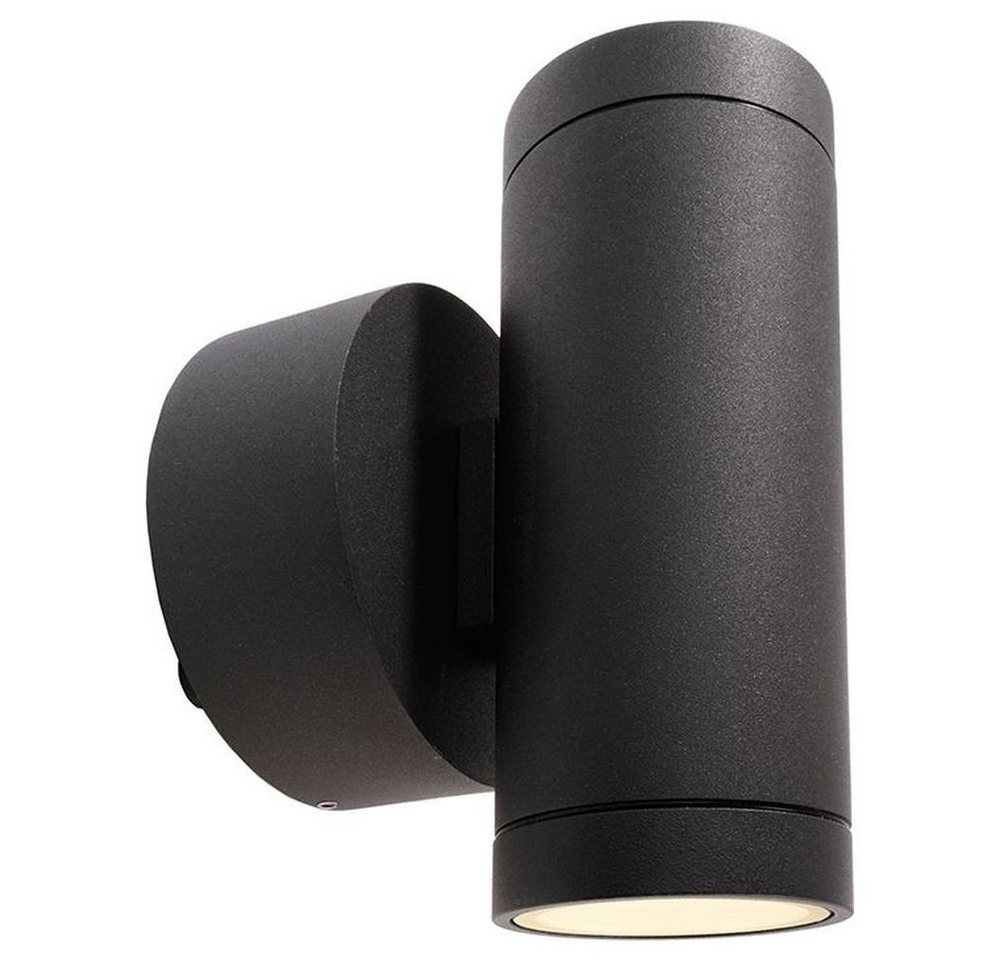 Deko-Light Außen-Wandleuchte LED Wandaufbauleuchte Louise Up&Down in Dunkelgrau 2x5,5W 795lm IP55, LED von Deko-Light
