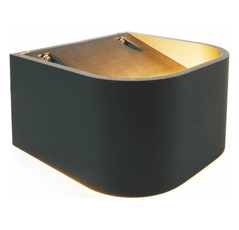 Deko-Light Außen-Wandleuchte LED Wandaufbauleuchte Monta in Anthrazit 6W 310lm IP54, LED von Deko-Light