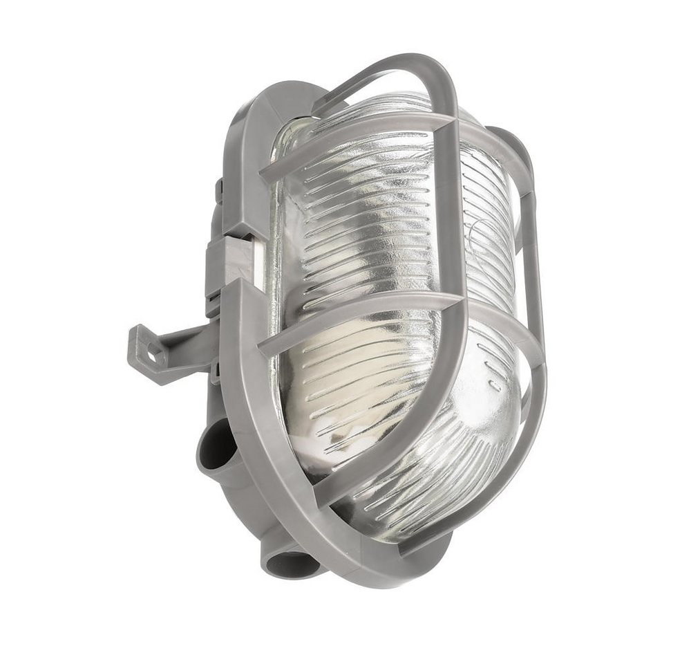 Deko-Light Außen-Wandleuchte Wand- und Deckenleuchte Sotano Retro in Grau E27 IP44 länglich von Deko-Light