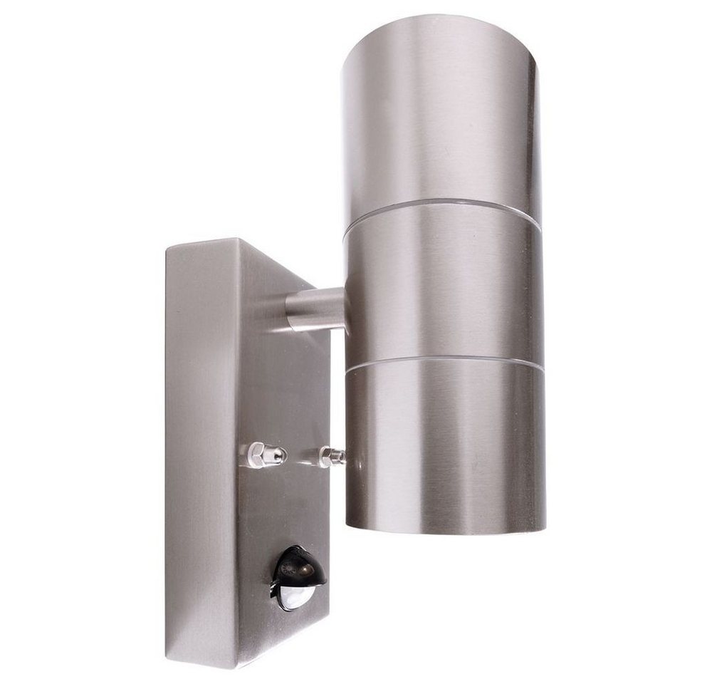 Deko-Light Außen-Wandleuchte Wandaufbauleuchte Zilly Up & Down in Silber und Transparent GU10 von Deko-Light