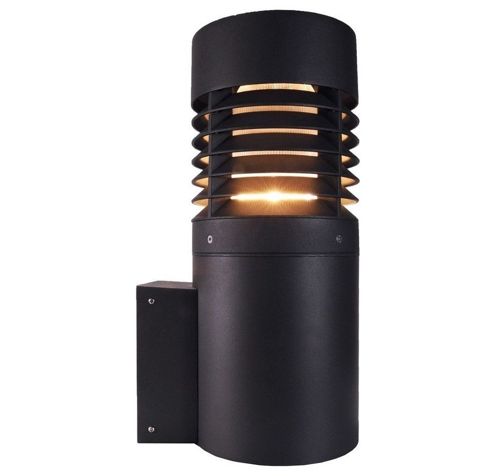 Deko-Light Außen-Wandleuchte Wandleuchte Porta in Anthrazit mit flacher Abdeckung E27 IP65 von Deko-Light