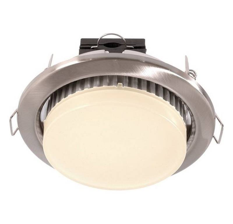 Deko-Light Einbauleuchte Deckeneinbauring in Aluminium-gebürstet Rund GX53 starr von Deko-Light