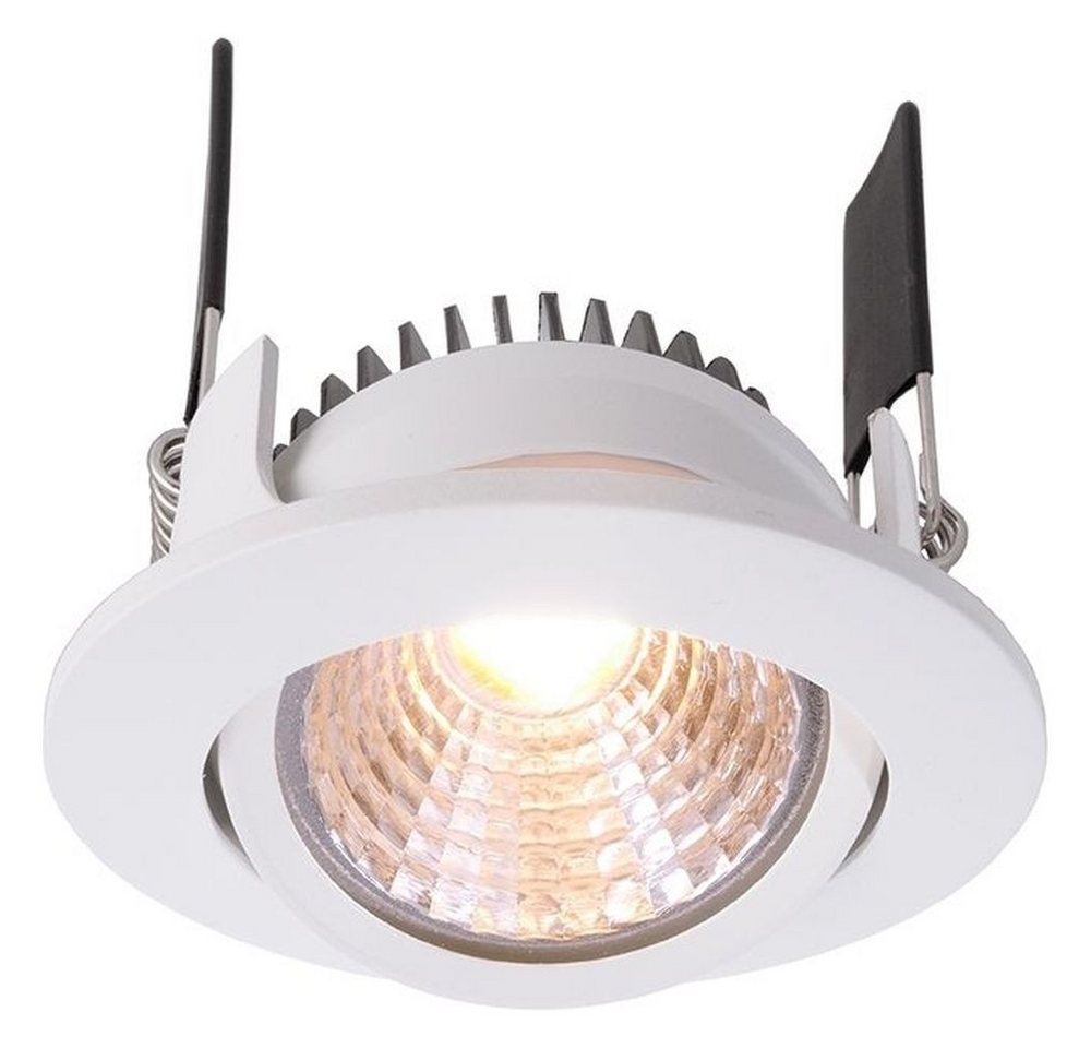 Deko-Light Einbauleuchte LED Deckeneinbauleuchte COB68 in Weiß 5W 350mA Rund 2700K, LED von Deko-Light