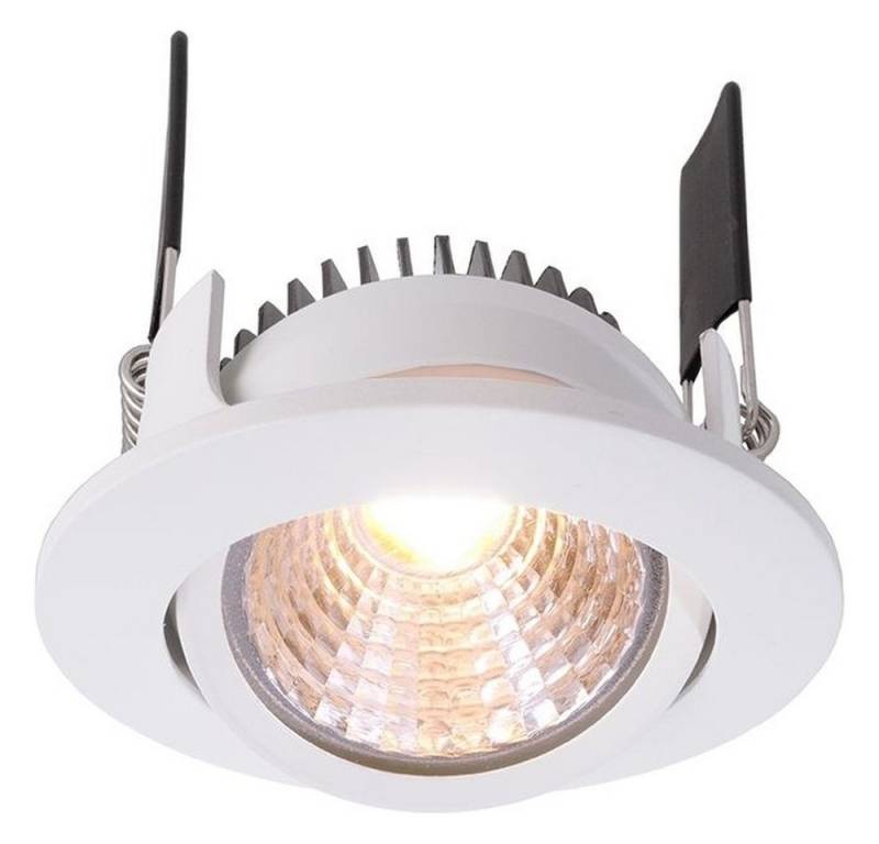 Deko-Light Einbauleuchte LED Deckeneinbauleuchte COB68 in Weiß 5W 350mA Rund 2700K, LED von Deko-Light
