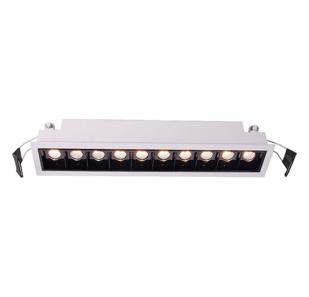 Deko-Light Einbauleuchte LED Deckeneinbauleuchte Ceti 10 in Weiß-Matt und Schwarz 20W 1545lm, LED von Deko-Light