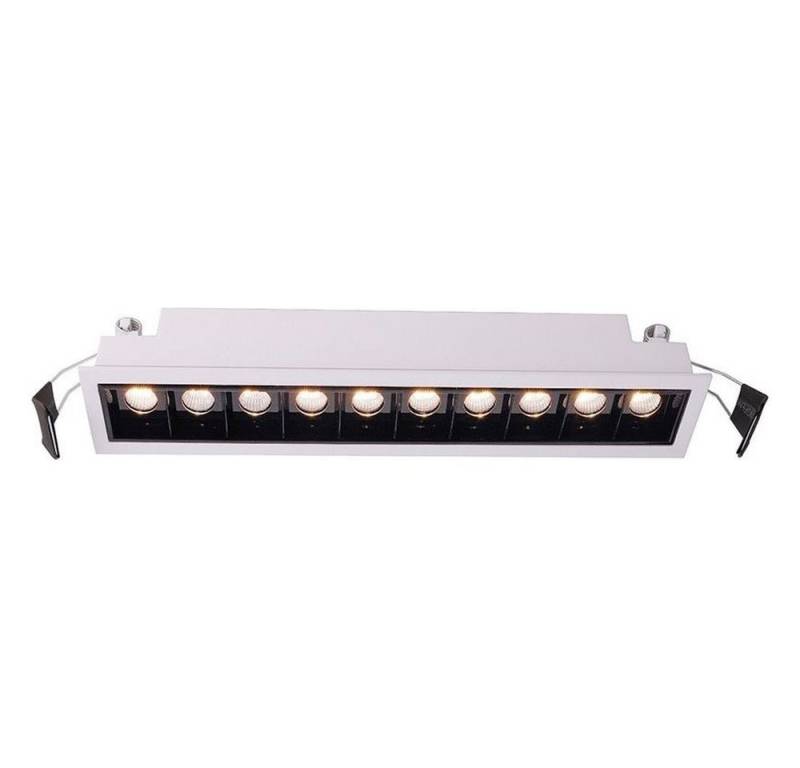 Deko-Light Einbauleuchte LED Deckeneinbauleuchte Ceti 10 in Weiß-Matt und Schwarz 20W 1545lm, LED von Deko-Light