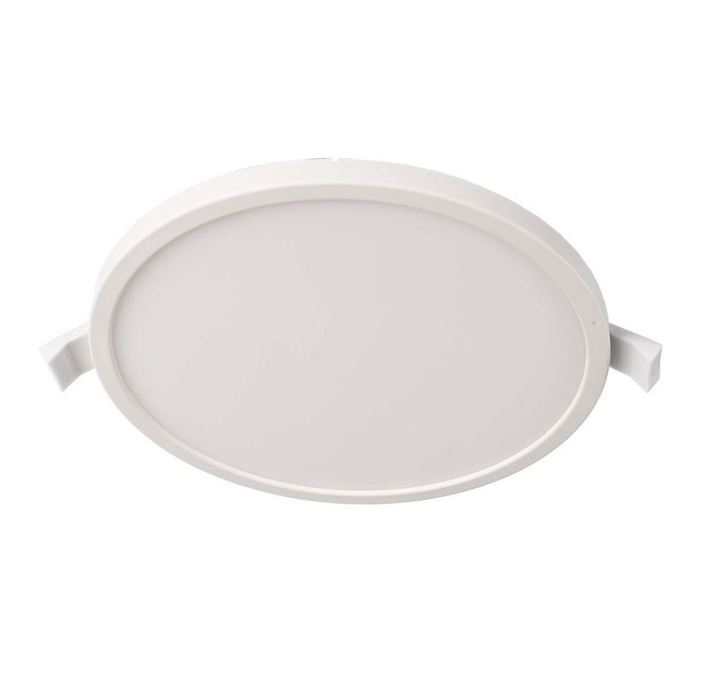 Deko-Light Einbauleuchte LED Einbauleuchte Alya in Verkehrsweiß und Weiß 12W 890lm eckig, LED von Deko-Light