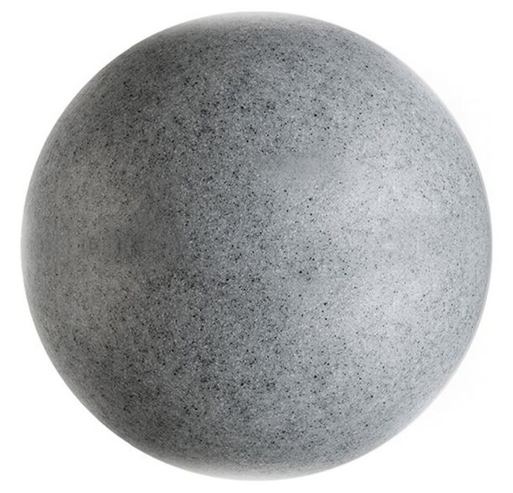 Deko-Light Gartenleuchte Leuchtkugel Granit in Grau 380mm E27 IP65, keine Angabe, Leuchtmittel enthalten: Nein, warmweiss, Gartenleuchten von Deko-Light