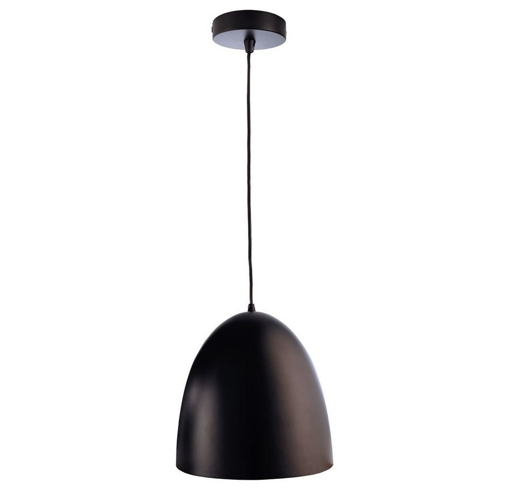 Deko-Light Hängeleuchte Geschmackvolle Pendelleuchte Bell aus Metall in schwarz, keine Angabe, Leuchtmittel enthalten: Nein, warmweiss, Hängeleuchte, Pendellampe, Pendelleuchte von Deko-Light