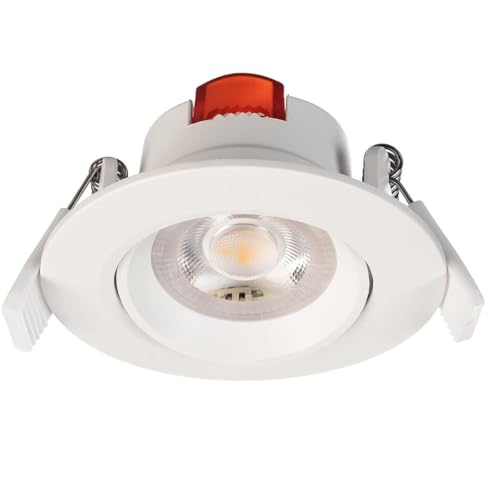 Deko-Light | LED Deckeneinbauleuchte Deckenstrahler Spot rund 9cm 2700K schwenkbar 6W/510Lumendimmbar | SMD 68 weiß von Deko-Light