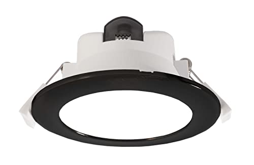 Deko-Light | LED-Panel Einbau-Deckenleuchte rund CCT-farbwechsel dimmbar | Acrux (weiß, Ø 10cm schwarz) von Deko-Light