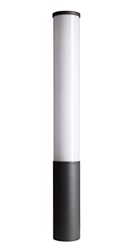 Deko-Light | LED Wandleuchte Wandlampe Stehleuchte Pollerleuchte 220-240V 5-29W 3000K dungelgrau Single Mini Kapego (grau, Stehleuchte Höhe 90cm) von Deko-Light