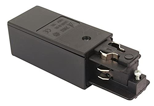 Deko-Light Schienensystem 3-Phasen 230 V, Einspeiser quadratisch links, 220-240 V AC/50-60 Hz 555510 von Deko-Light