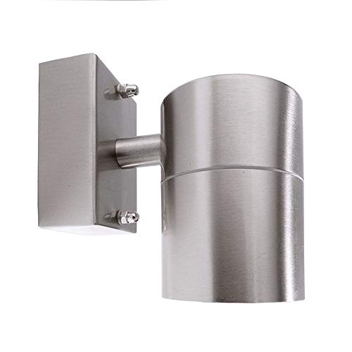 Deko-Light | Wandleuchte Wandlampe Downlight außen outdoor GU10 Höhe 12cm Edelstahl | Zilly I silber Deko-Light | Wandleuchte Wandlampe Downlight außen outdoor GU10 Höhe 12cm Edelstahl | Zilly I silber von Deko-Light
