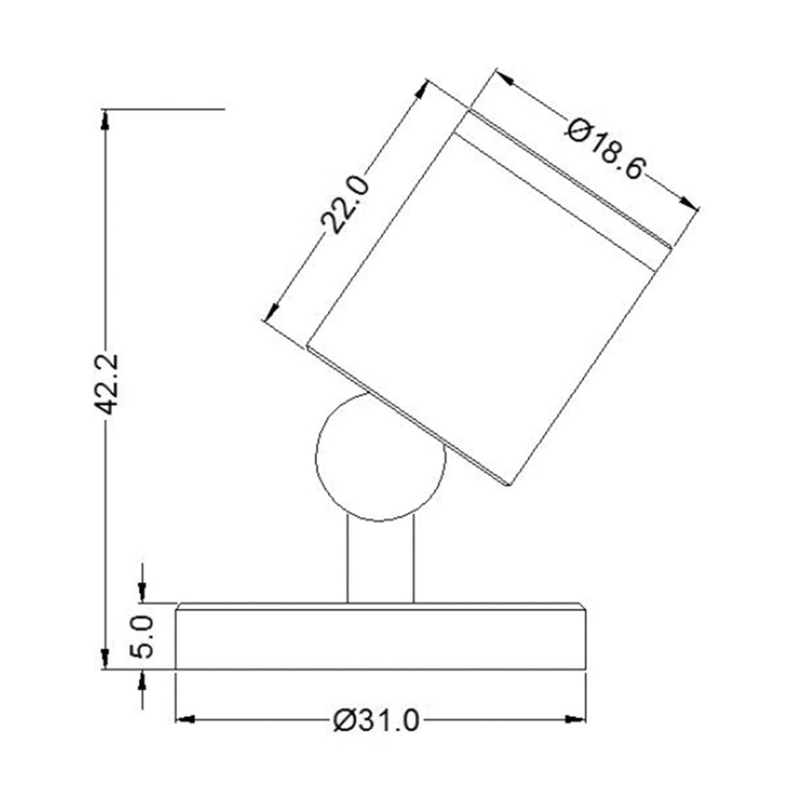 LED-Aufbauspot Herculis 3.000K, schwarz LED-Aufbauspot Herculis 3.000K, schwarz von Deko-Light