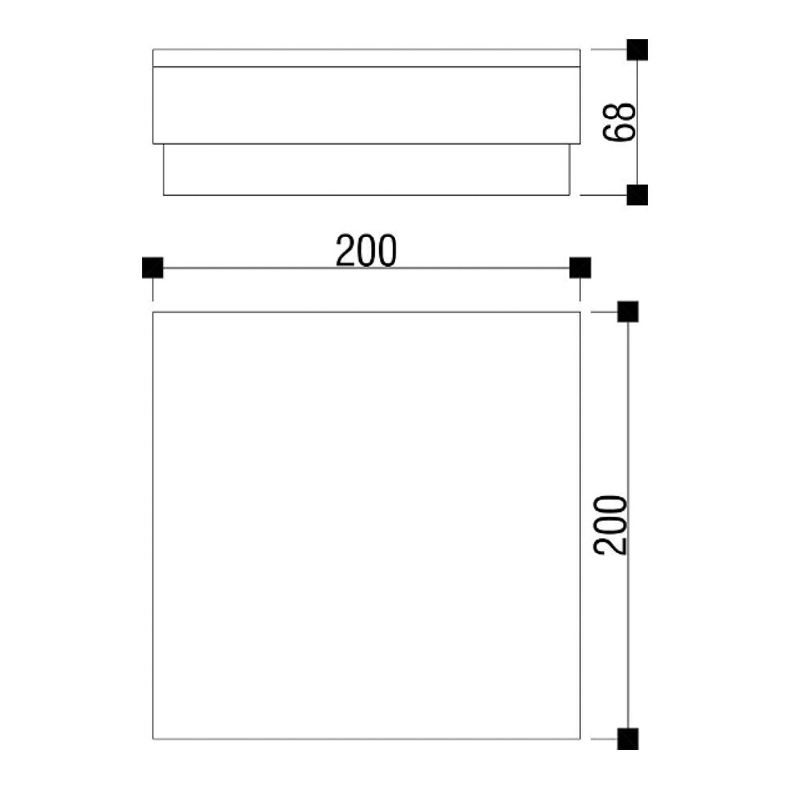 LED-Bodeneinbauleuchte Tabit, 20 x 20 cm, begehbar LED-Bodeneinbauleuchte Tabit, 20 x 20 cm, begehbar von Deko-Light