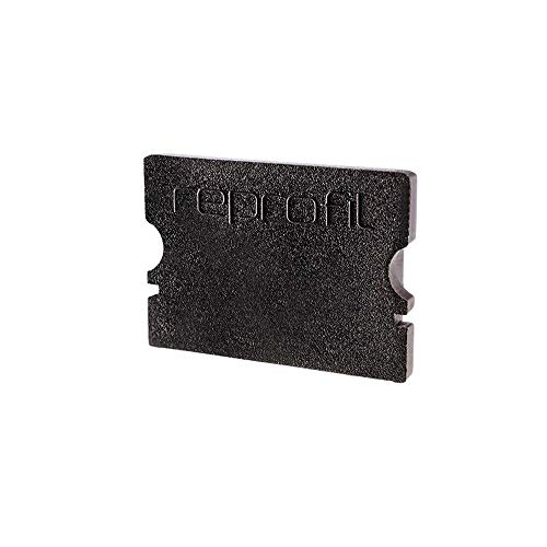 Reprofil Endkappe P-AU-02-15, 2 Stück, 21 mm, schwarz 978072 von Deko-Light