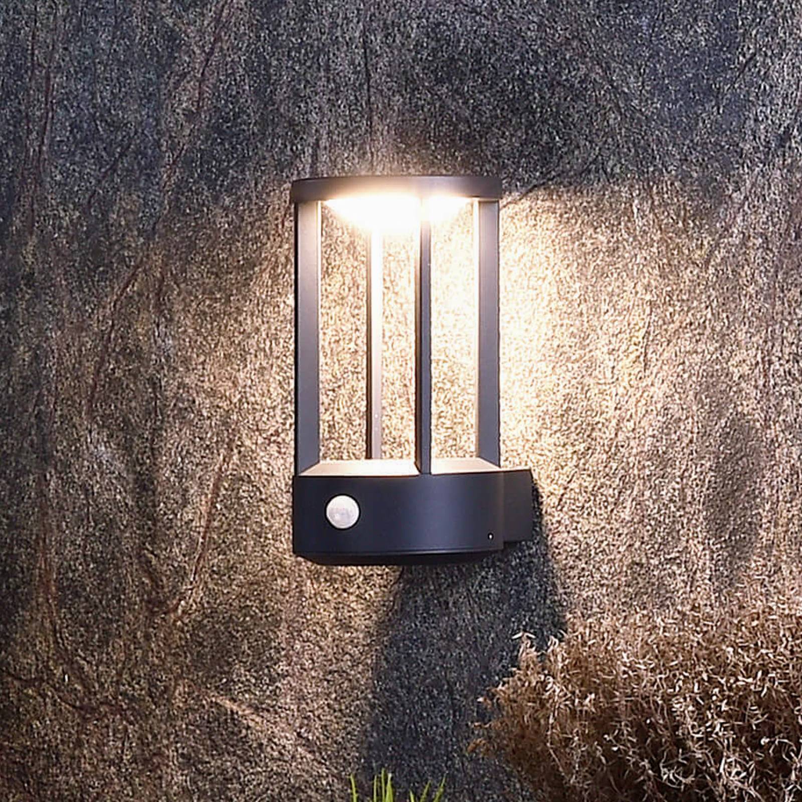 Sensor-Außenwandleuchte Albaldah, LED, dunkelgrau Sensor-Außenwandleuchte Albaldah, LED, dunkelgrau von Deko-Light