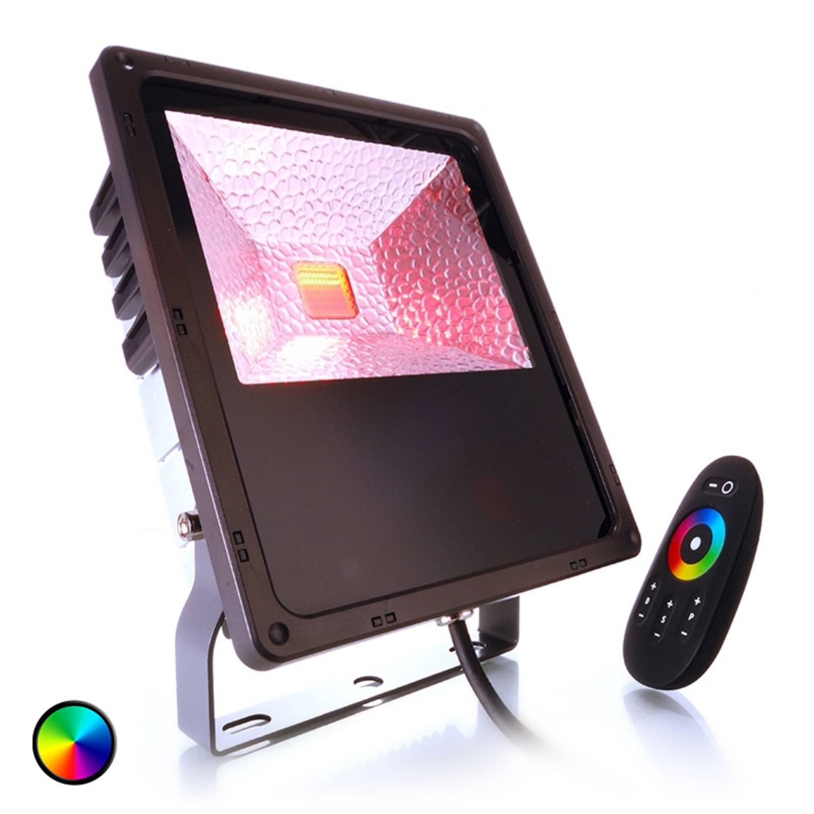 Starker LED-Außenstrahler Flood Color RF II 60 RGB von Deko-Light