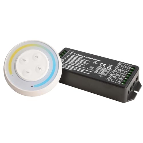 ZIGBEE LED-Steuergerät Starter Kit Controller RF Single Color CCT 5 in 1 Steuerung LED Lichter Smart 12-48V PUSH DIMMER Fernbedienung ZIGBEE LED-Steuergerät Starter Kit Controller RF Single Color CCT 5 in 1 Steuerung LED Lichter Smart 12-48V PUSH DIMMER Fernbedienung von Deko-Light