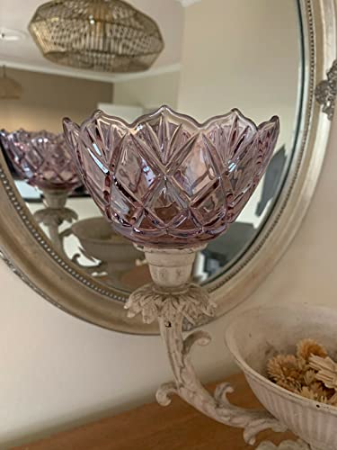 XXL Kerzenglas Glasaufsatz Fiori Rose KRÖMER Teelicht Kerzenständer Leuchter XXL Kerzenglas Glasaufsatz Fiori Rose KRÖMER Teelicht Kerzenständer Leuchter von Deko Shop Cologne