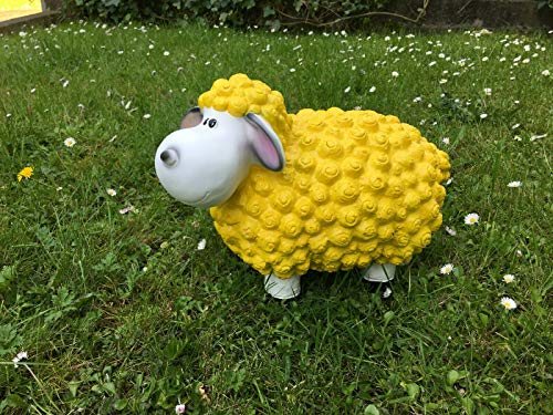 Lustiges Deko Schaf bunt Lamm Gelb Tierfigur Gartenfigur Tier Lustiges Deko Schaf bunt Lamm Gelb Tierfigur Gartenfigur Tier von Deko Shop Cologne