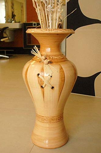 Deko-Shop-Hannusch Edle Bodenvase, Amphore, Vase, beige, 60 cm, Tonkeramik, aus Portugal von Deko-Shop-Hannusch